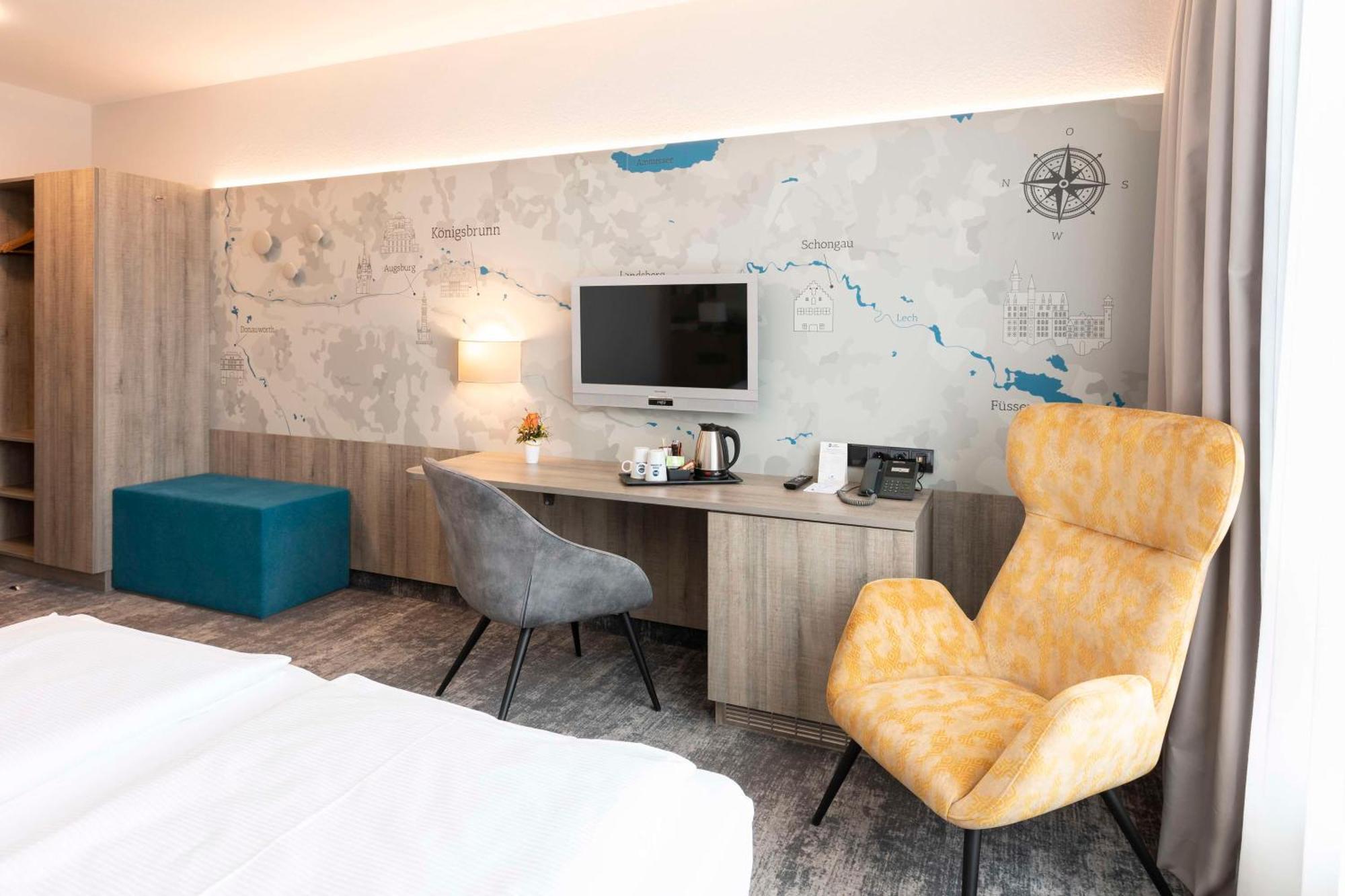 Best Western Hotel Am Europaplatz Königsbrunn Eksteriør bilde